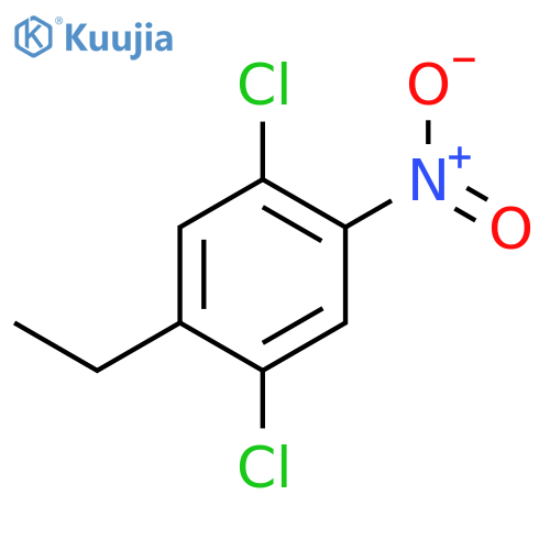Benzene, 1,4-dichloro-2-ethyl-5-nitro- structure