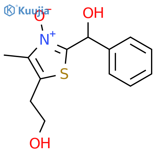 5-Thiazoleethanol, 2-(hydroxyphenylmethyl)-4-methyl-, 3-oxide structure