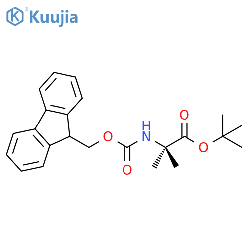 N-[(9H-Fluoren-9-ylmethoxy)carbonyl]-2-methylalanine 1,1-dimethylethyl ester structure