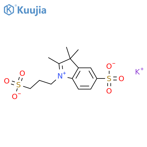 2,3,3-Trimethyl-1-(3-sulfonatopropyl)-indolinium-5-sulfonic Acid, Potassium Salt (90%) structure