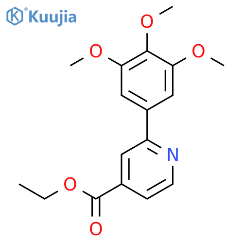 Ethyl 2-(3,4,5-trimethoxyphenyl)pyridine-4-carboxylate structure