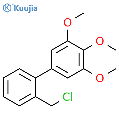 1,1'-Biphenyl, 2-(chloromethyl)-3',4',5'-trimethoxy- structure