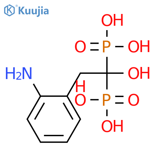 Phosphonic acid, [2-(2-aminophenyl)-1-hydroxyethylidene]bis- structure