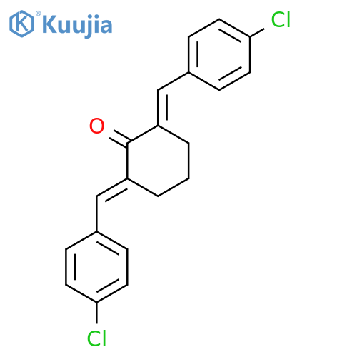 2,6-Bis(4-chlorobenzylidene)cyclohexanone structure