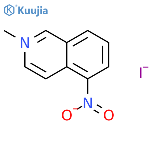Isoquinolinium, 2-methyl-5-nitro-, iodide (1:1) structure