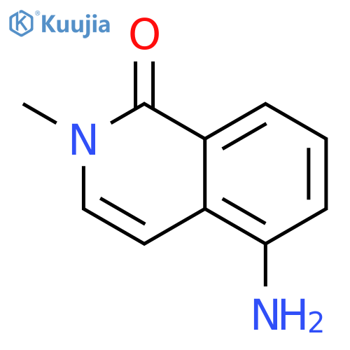 5-amino-2-methyl-isoquinolin-1-one structure
