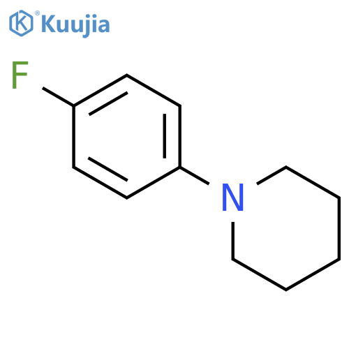 1-(4-fluorophenyl)-Piperidine structure