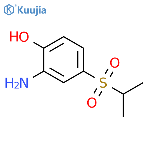 2-amino-4-(propane-2-sulfonyl)phenol structure