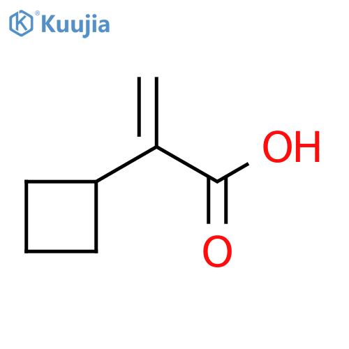 2-cyclobutylprop-2-enoic acid structure