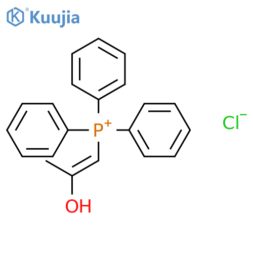 Phosphonium, (2-hydroxy-1-propenyl)triphenyl-, chloride structure