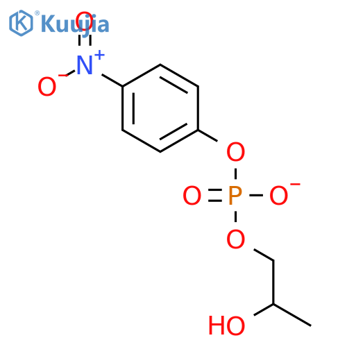 Phosphoric acid, mono(2-hydroxypropyl) mono(4-nitrophenyl) ester structure