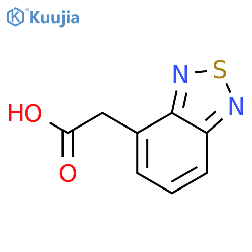 2-(2,1,3-benzothiadiazol-4-yl)acetic acid structure