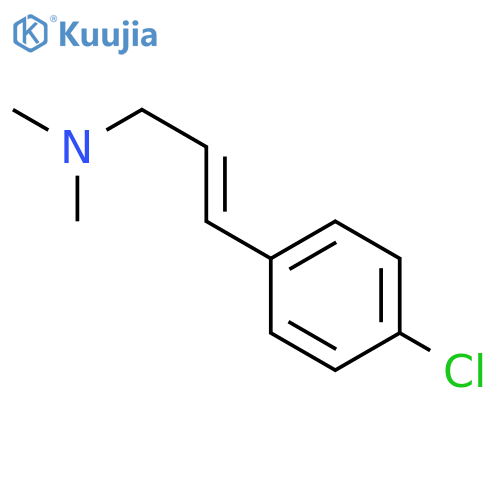 2-Propen-1-amine, 3-(4-chlorophenyl)-N,N-dimethyl-, (E)- structure