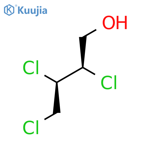 1-Butanol, 2,3,4-trichloro-, (R*,R*)- structure