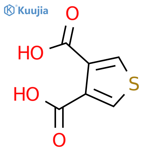 Thiophene-3,4-dicarboxylic acid structure