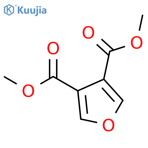3,4-dimethyl furan-3,4-dicarboxylate structure