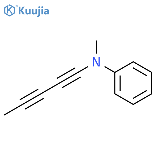 Benzenamine, N-methyl-N-1,3-pentadiynyl- structure