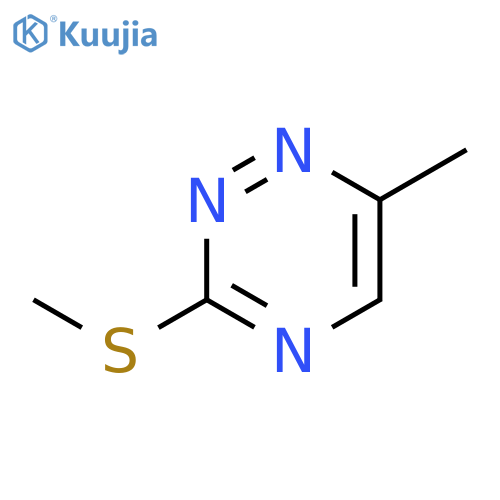 6-Methyl-3-(methylthio)-1,2,4-triazine structure