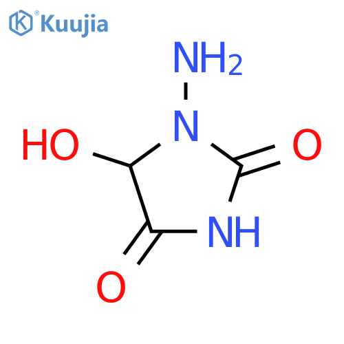 1-Amino-5-hydroxyhydantonin structure