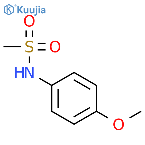 N-(4-methoxyphenyl)methanesulfonamide structure