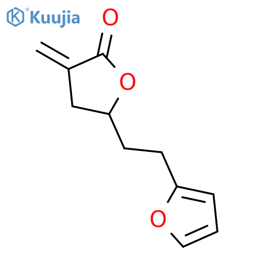 2(3H)-Furanone, 5-[2-(2-furanyl)ethyl]dihydro-3-methylene- structure