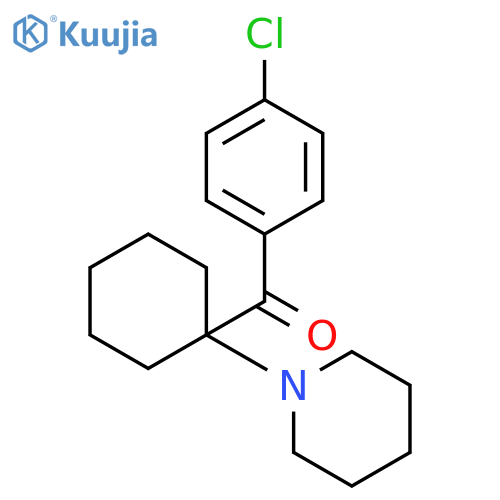 Methanone, (4-chlorophenyl)[1-(1-piperidinyl)cyclohexyl]- structure