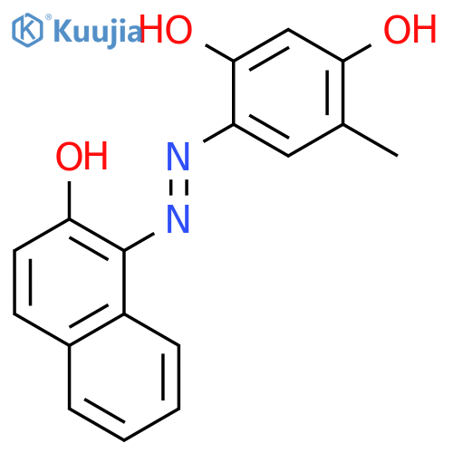 1,3-Benzenediol, 4-[(2-hydroxy-1-naphthalenyl)azo]-6-methyl- structure