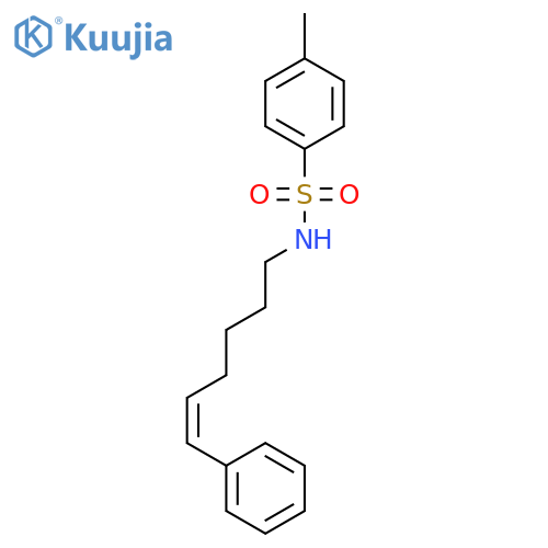Benzenesulfonamide, 4-methyl-N-[(5Z)-6-phenyl-5-hexenyl]- structure