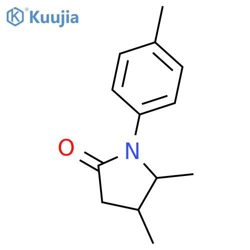2-Pyrrolidinone, 4,5-dimethyl-1-(4-methylphenyl)- structure
