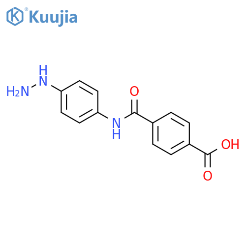 Benzoic acid, 4-[[(4-hydrazinophenyl)amino]carbonyl]- structure