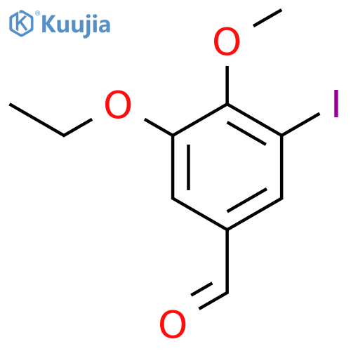 3-Ethoxy-5-iodo-4-methoxybenzaldehyde structure
