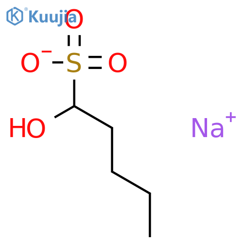 1-Pentanesulfonic acid,1-hydroxy-, sodium salt (1:1) structure