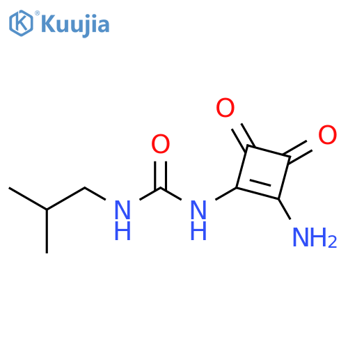 Urea,N-(2-amino-3,4-dioxo-1-cyclobuten-1-yl)-N'-(2-methylpropyl)- structure