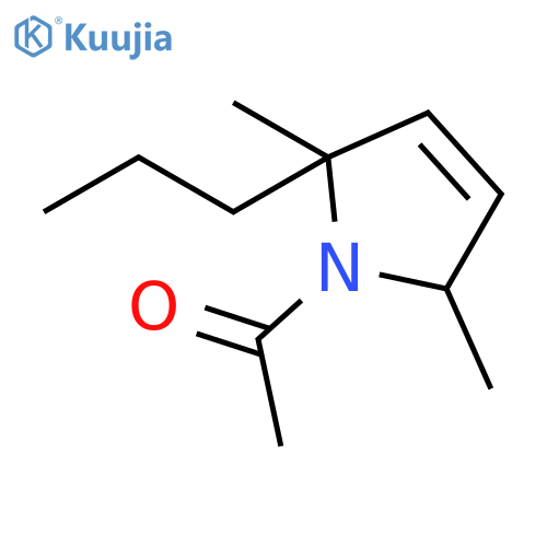 1H-Pyrrole, 1-acetyl-2,5-dihydro-2,5-dimethyl-2-propyl- structure