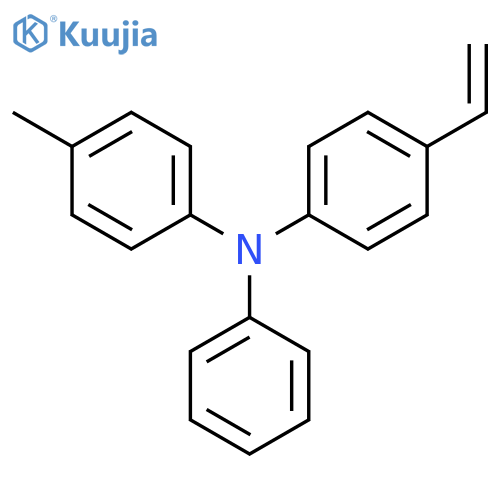 BENZENAMINE, 4-ETHENYL-N-(4-METHYLPHENYL)-N-PHENYL- structure