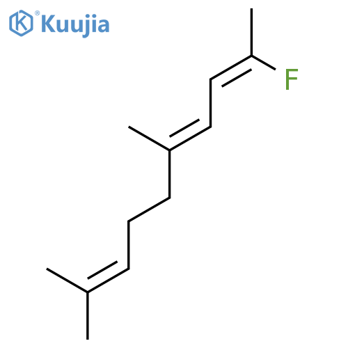 2,4,8-DECATRIENE, 2-FLUORO-5,9-DIMETHYL-, (2Z)- structure