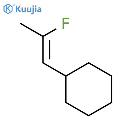 CYCLOHEXANE, [(1Z)-2-FLUORO-1-PROPENYL]- structure