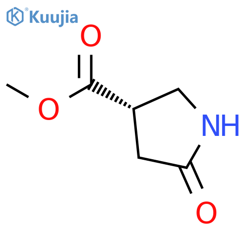 (S)-methyl 5-oxopyrrolidine-3-carboxylate structure