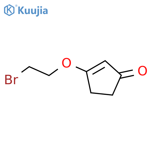 3-(2-bromoethoxy)cyclopent-2-enone structure