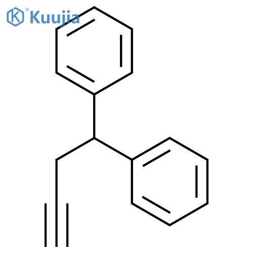 (1-phenylbut-3-yn-1-yl)benzene structure