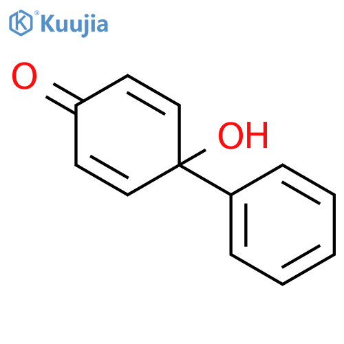 2,5-Cyclohexadien-1-one, 4-hydroxy-4-phenyl- structure