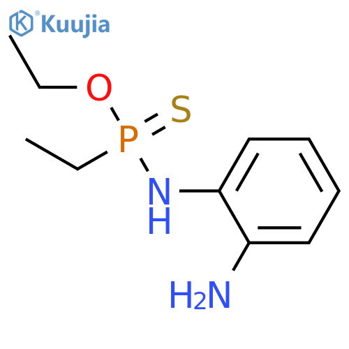 Phosphonamidothioic acid, N-(2-aminophenyl)-P-ethyl-, O-ethyl ester structure