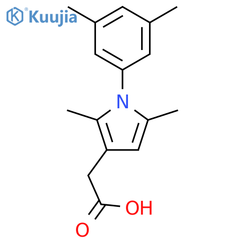 2-1-(3,5-Dimethylphenyl)-2,5-dimethyl-1H-pyrrol-3-ylacetic Acid structure