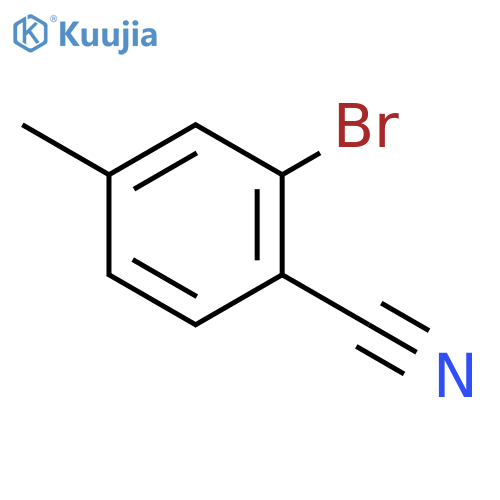2-Bromo-4-methylbenzonitrile structure