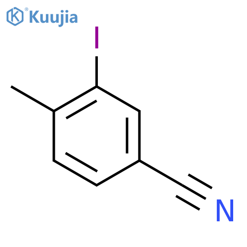 3-Iodo-4-methylbenzonitrile structure