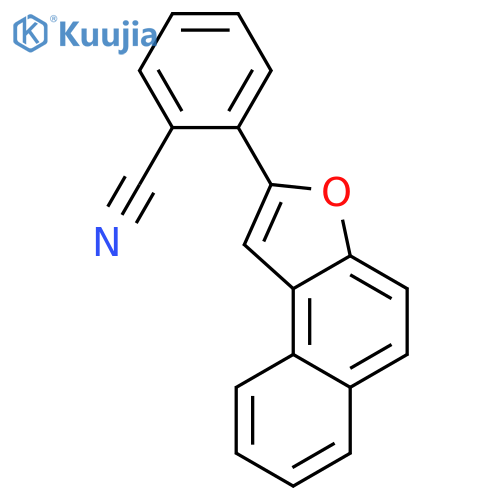 Benzonitrile, 2-naphtho[2,1-b]furan-2-yl- structure