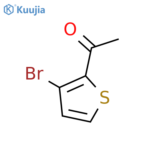 2-Acetyl-3-bromothiophene structure