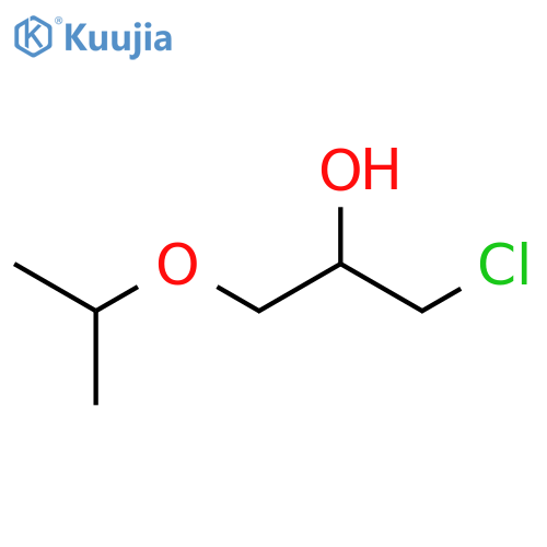 1-chloro-3-(propan-2-yloxy)propan-2-ol structure