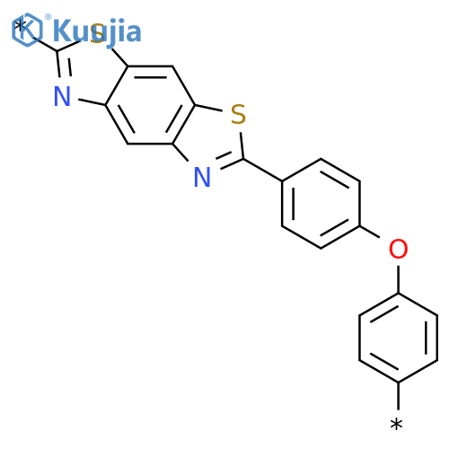 POLY(BENZO[1,2-D:5,4-D']BISTHIAZOLE-2,6-DIYL-1,4-PHENYLENEOXY-1,4-PHENYLENE) structure