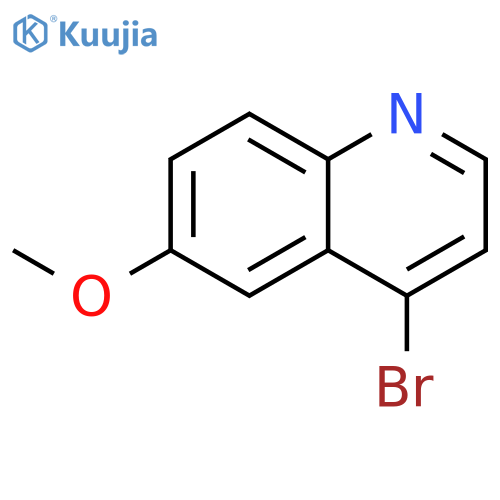 4-Bromo-6-methoxyquinoline structure